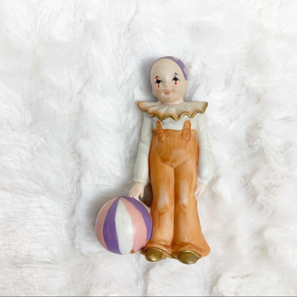 Vintage clown boy with ball figure Sri Lanka